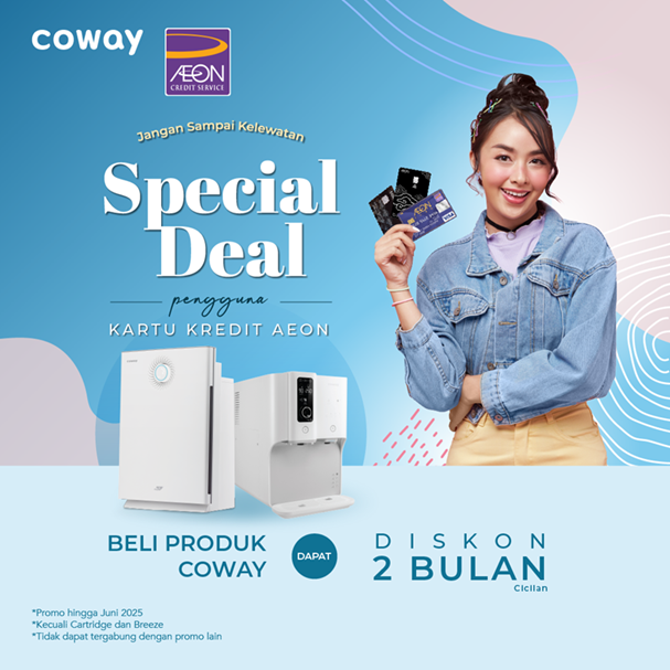 Promo paket hemat Coway lengkap dengan garansi resmi
